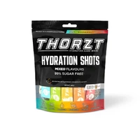 THORZT SSSFMIX | 99% Sugar Free Solo Shots Mixed Pack | Electrolyte Powder 50 Sachets