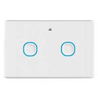 Mercator Ikuu SSW02GN-ZB | Smart Two Gang Light Switch 10A Requires Neutral | Zigbee