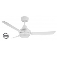 Ventair STA1203WH-L | Stanza 48” 3 Glass Fibre Blade Ceiling Fan with Light