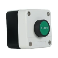 Start Box | Push Button Switch, 1 Gang, Green Button, Non Latching | startbox