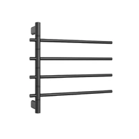 Thermogroup SV41B | Thermorail Swivel Heated Towel Rail | Matte Black