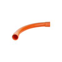 25mm Sweep Bend 90 degree Orange Heavy SWB25-90 PVC