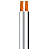 Garland Cables TCW24WH100 | Cable Flex Figure 8 24/020 0.75mm White 100m