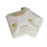 Tesla TESAB21 | 21mm x 21mm Adhesive Cable Tie Base | 100 Pack