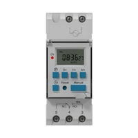 Matelec TIMER-7D-D-12V | 7 Day Digital Timer 12V DIN Rail | Spare Lithium Battery
