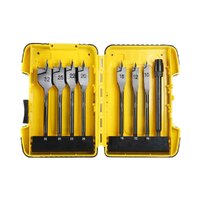 Spade Bit Set TS08-SET8 | Sheffield 8 Piece Alpha Spade Bit with Extension Bar - TurboBORE