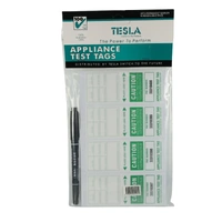 Tesla TTAGGREEN | Green Appliance Test Tags | 100 Pack