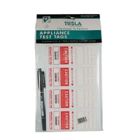 Tesla TTAGRED | Red Appliance Test Tags | 100 Pack