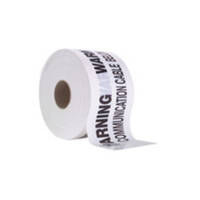 Warning Tape Underground Communication WHITE 100m | UGWCT150-100