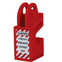 Circuit Breaker Lockout Medium Red | ULO-1-ES-UBL
