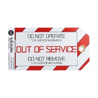 Out of Service Tags Laminated Pack of 10 | ULO-ES-TAGS149