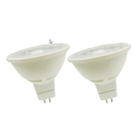 VIBE VBEL-MR16-TB-3K | LED 6w Eco MR16 Lamp 60 Deg 3000K Twin Pack 500lm
