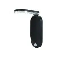 Vibe VBLSP-004-4-30 | Solar LED Wall Light PIR Detector IP65 3000K Warm White | Black