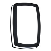 9w LED 3000k Rectangular Black Bunker IP54 VBLWL-203-4-30
