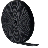 TuffStuff VR12 | 12mm x 25m Hook & Loop Roll | Black