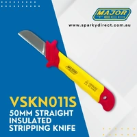 Major Tech VSKN011S | 50mm Straight Blade 1000V Stripping Knife