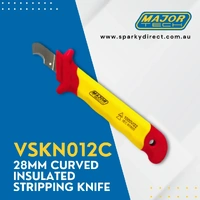 Major Tech VSKN012C | 28mm Curved Blade 1000V Stripping Knife