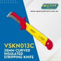 Major Tech VSKN013S | 38mm Curved Blade 1000V Stripping Knife