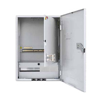 Hager VYMBQ | Queensland Meterbox, 24 Pole DIN, IP23 | 12 Pole Busbar, 20 Pole Fillers, Door Padlock Kit