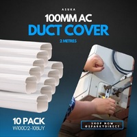 100mm AC Duct Cover 2m | Air Conditioning Duct | Asuka W100D2 | 10 Buy