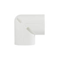 80mm Elbow 90° Off T Wall Bend AC Duct Cover | Air Conditioning Duct | Asuka W80OTW