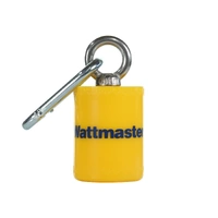 Wattmaster WATXMAGH | Extreme Magnet Holder With Carabiner | Yellow