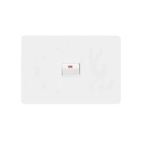 Hager Allure WBHCKSH1 | 40A Cooker Switch Double Pole | White