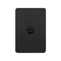 Hager Allure WBHSV1-MB | 1 Gang Switch 16A | Matt Black
