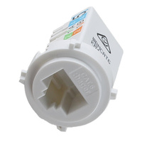 Hager Silhouette WBMCAT6 | Cat 6 Mech White