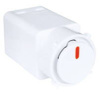 Hager Silhouette WBMDUPB | Universal Pushbutton Dimmer Mech 250W With LED Silhouette White