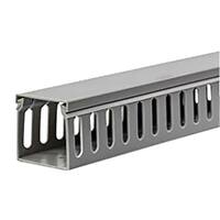 IPD WD2530 | PVC Cable Duct Open Slot With Lid 25mm x 30mm x 2m | Grey