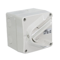 Clipsal WHA135RG | Weatherproof Switch 1 Pole 35 amp IP66