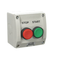 Clipsal WS226/2PB-RG | Push Button Switch Weatherproof 2 Gang Start Stop IP66