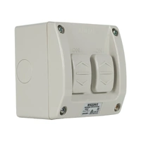 Clipsal WS226/2-RG | Double Weatherproof Switch 16Amp IP66