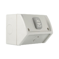CLIPSAL WSC227/1/15 | Single Weatherproof Power Point GPO 15Amp 250v (Resistant Grey)