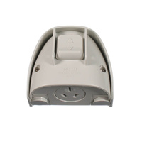 Clipsal WSC227/15-GY | Single Weatherproof GPO 15A IP53 | Grey