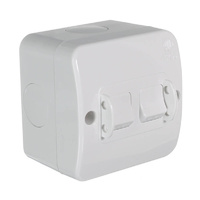 PDL WSW202 | WEATHERPROOF 2 GANG 20AMP ISOLATOR