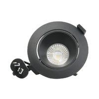 XLED XDA3A-B | 9W CCT Dimmable LED Downlight | 220-240V/50Hz | Black