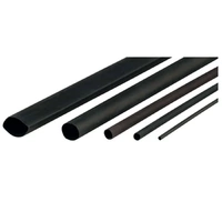 Cabac XLP7-BK4FT | Heat Shrink 6.4mm - 3.2mm 1.2mtr | Black