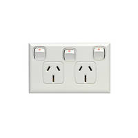 HPM XLP777X | Double GPO Power Point With Extra Switch 10Amp (Excel Series)