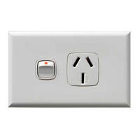 HPM XLP787/20WE | Single GPO Power Point 20 Amp (Excel Series)
