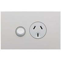 CLIPSAL SATURN ZEN Z4015-ZW | Single GPO 10Amp 250v | Zen White