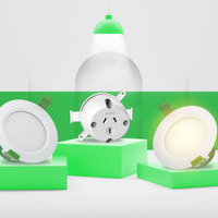 Clipsal 33 x Tri-Colour Dimmable LED D/light + 33 x 413WE Surface Socket Combo (Clipsal Bundle)