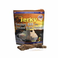 Cliffs Premium Jerky | Smokey BBQ with Cracked Black Pepper 100gram Chunky Jerky (with Toothpick)