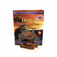 Cliffs Premium Jerky | Ring Sting Chilli Bites with Cayenne Pepper 100gram Short Sticks Jerky (with Toothpick)
