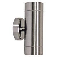 RIVA 2 Light Exterior Wall Lamp 35w GU10 | riva.ex2-ss