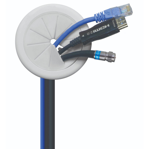Matchmaster 05MM-WP66 | 60mm Wall Entry Point For Audio and Video Cable Management main image