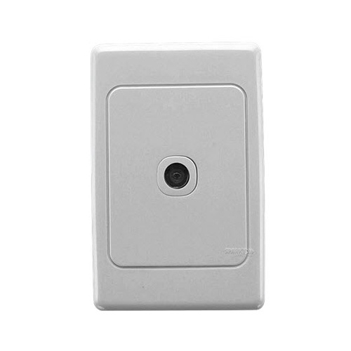 Clipsal 2031VTV75 | Coaxial Outlet 75 Ohm White (2000 Series) main image