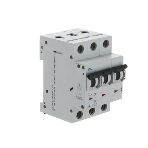 NLS 30387 | 32 amp Three Pole 6kA Circuit Breaker | DL main image