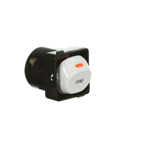 Clipsal 30DM-WE | DINE Switch Mech 10 Amp (30 Series) White  main image